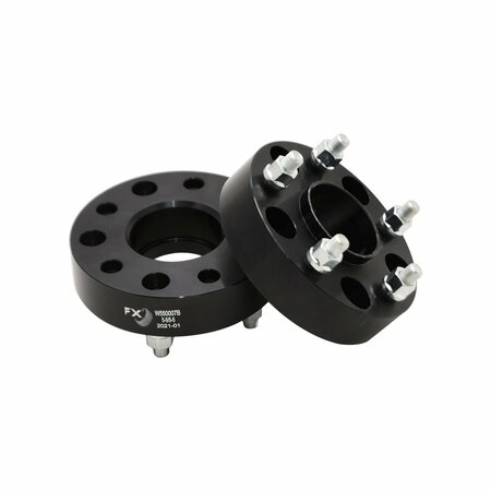 TRAILFX WHEEL SPACER, HUB CENT WHL SPCR BLK 5X5 1/2 LUG W550007B